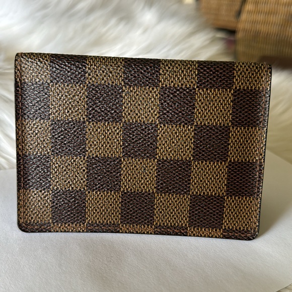 LOUIS VUITTON Damier Ebene Porte 2 Cartes Vertical Card Holder - Picture 4 of 17